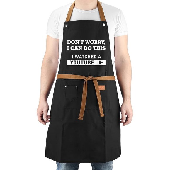 27x31 inch Men 3 Tool Pockets Adjustable Neck Strap...